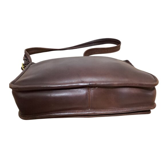 Coach Legacy City Cross Body Bag Women Vintage Made n US Brown Leather Turn Lock - Picture 7 of 14